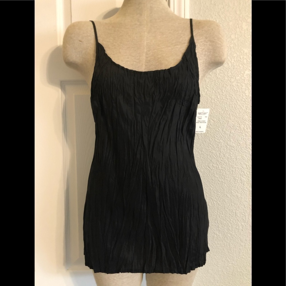 🔥Karen Kane NWT black women’s cami, size L